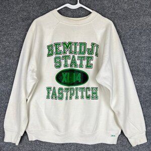 VINTAGE Discus Men's Bemidji State Fastpitch University Crewneck Sweatshirt SZ L